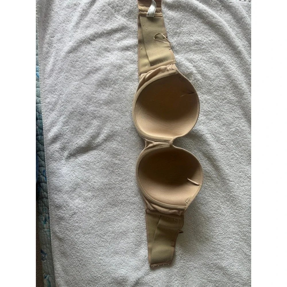 38DD‎ Lilyette Tailored Strapless Underwire Bra Nude